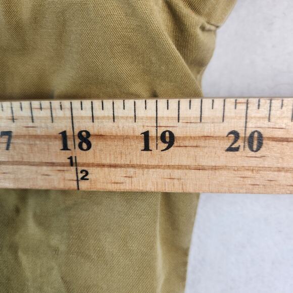 American Stitch Khaki Moto Jacket Multi Pockets Full Zip Men’s SZ SM EUC - Picture 11 of 16